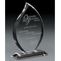Flare Crystal Award (7 3/8"x11"x3")